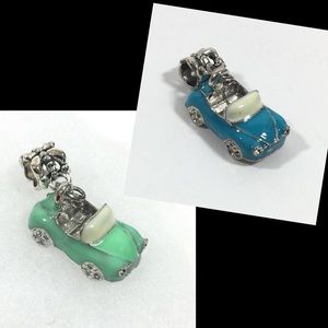 Convertible Car European Bead Charm for Bracelet or Necklace